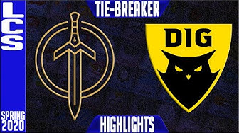 GG vs DIG Highlights | LCS Spring 2020 TIE-BREAKER | Golden Guardians vs Dignitas