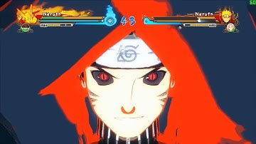 Naruto Ultimate Ninja Storm Revolution (60 FPS) Hokage Menma Moveset Mod Gameplay (PC)