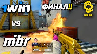 ФИНАЛ!! - 1WIN vs MIBR - ЛУЧШИЕ МОМЕНТЫ - CCT 2023 Online Finals 3 | КСГO