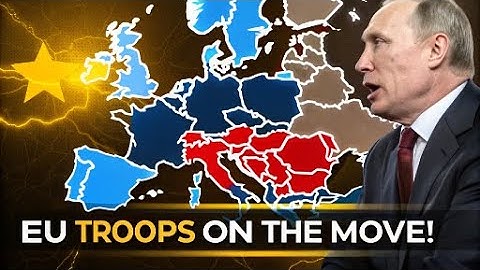 EU Troops Prepare for Ukraine Entry as Russia Panics | Rachel Maddow