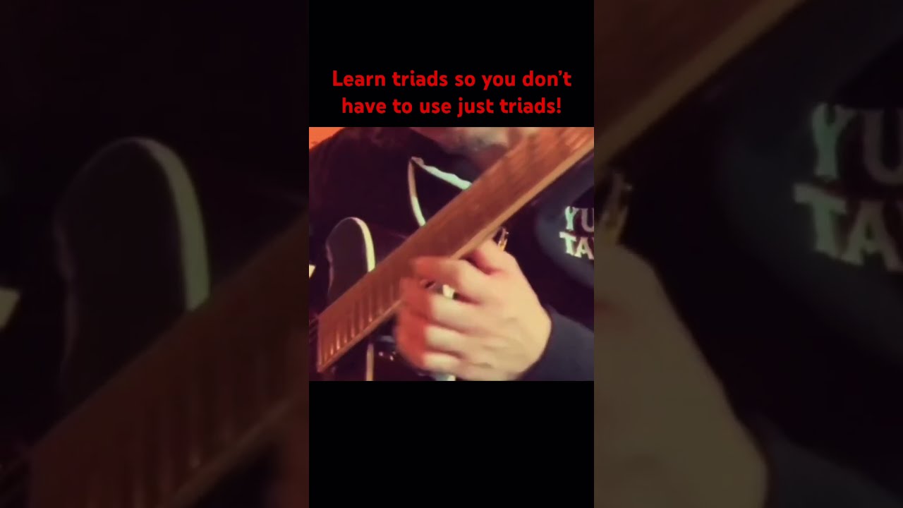 Why are TRIADS so important for soloing?FREE PDFS/TABS in