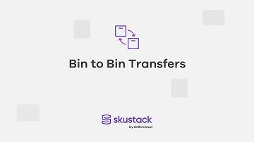 Bin To Bin Transfer | Skustack Tutorial