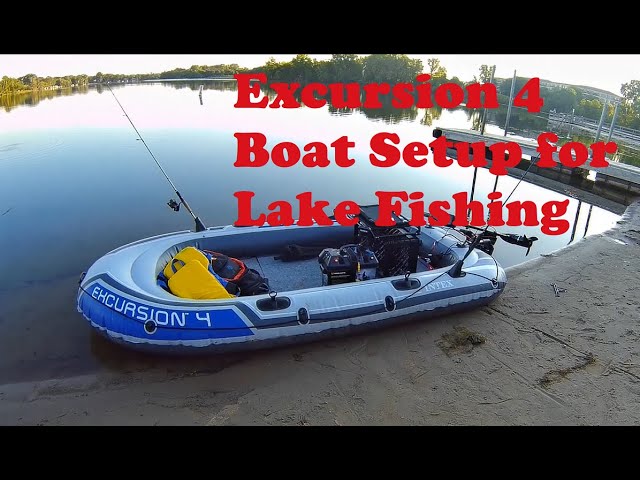 Excursion 5 Boat With 360 Degree Oarlocks Inflated (Boat-in-a-bag) 