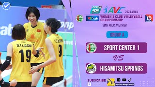 Full Match | Sport Center 1 - Hisamitsu Springs | Giải bóng chuyền Vô địch các CLB nữ châu Á 2023