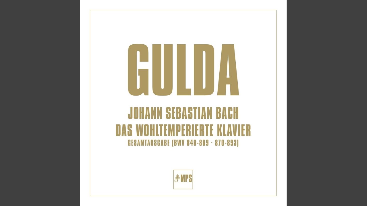 Das Wohltemperierte Klavier 1, BWV 846-869: Prelude No. 24 in B