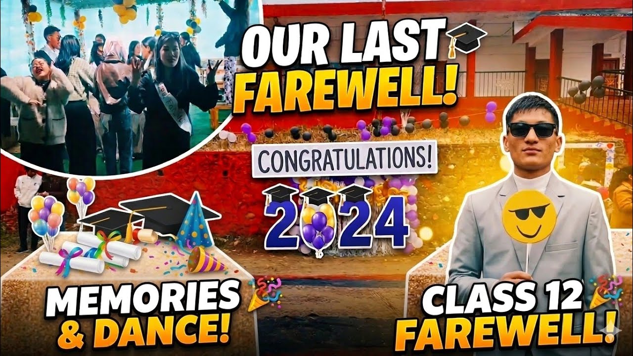 12th Farewell vlog:) | School life Ending ️🫶🥺 | (Emotional and fun ...
