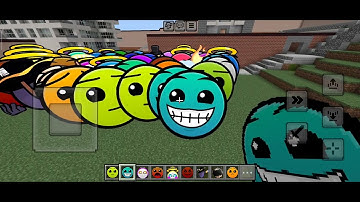 Custom Lobotomy Dash Nexbots Part 8 , 9 , 10 and 11 in Minecraft PE | Geometric Dash Nexbots | 1.21+