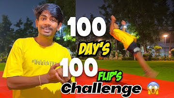 100 Day’s 100 Flip’s challenge 😱 ab maja aayega 😍🔥/ Hyperhook Aashish