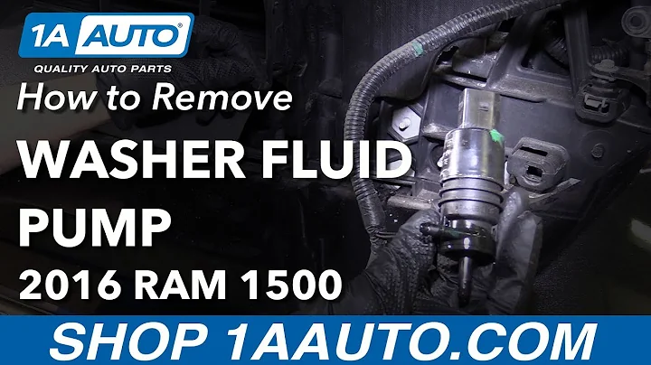 How to Remove Washer Fluid Pump 09-18 Ram 1500