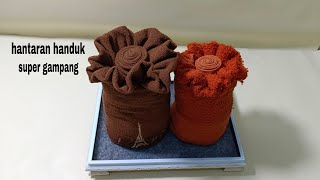 Diy Hantaran Cara Mudah Membuat Hantaran Handuk Tutorial Membuat Hantaran Handuk Handuk