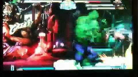 Marvel Vs. Capcom 3 Arcade Mode Event 38 (Hulk) Stage 2
