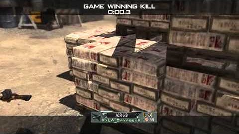 MW3 UhG XxLA_SavagexX Sick Semtex Kill Cam