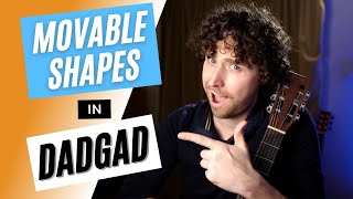 Movable Chord Shapes In DADGAD - Compared To Standard Guitar Tuning