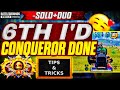 DAY 11🇮🇳 HOW TO REACH CONQUEROR IN SOLO 🔥 BEST TIPS AND TRICKS ✅