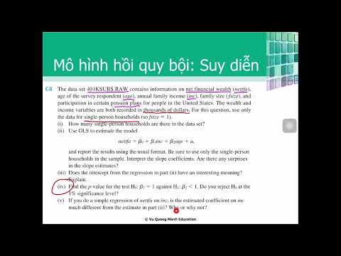 Video Case Study 4.1 - Chương 4 Mô Hình Hồi Quy Bội - Vấn đề... - youtube
