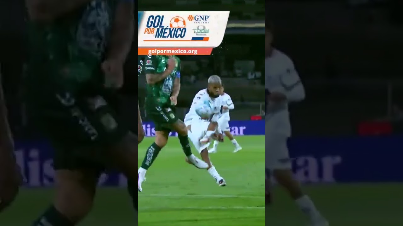 ¡GOLAZO Y LO GANA PUMAS! Vite no falla #shorts