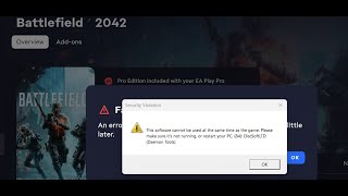Fix Battlefield 2042 Error Software Cannot Be Used At Same Time As Game DiscSoftLTD (Daemon Tools) screenshot 4