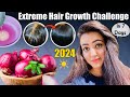 7 Days Extreme Hair Growth Challenge (2024) : Grow Your Hair Faster Thicker &amp; Longer in 7 Days❤️