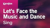 Let S Face The Music And Dance Nat King Cole Karaoke Version Karafun Youtube
