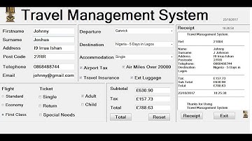 How to Create Travel Management System Using Object Oriented Technique in C# - Tutorial 2 of 3
