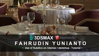 Use of Subdivs on 3dsmax / sketchup - Tutorial