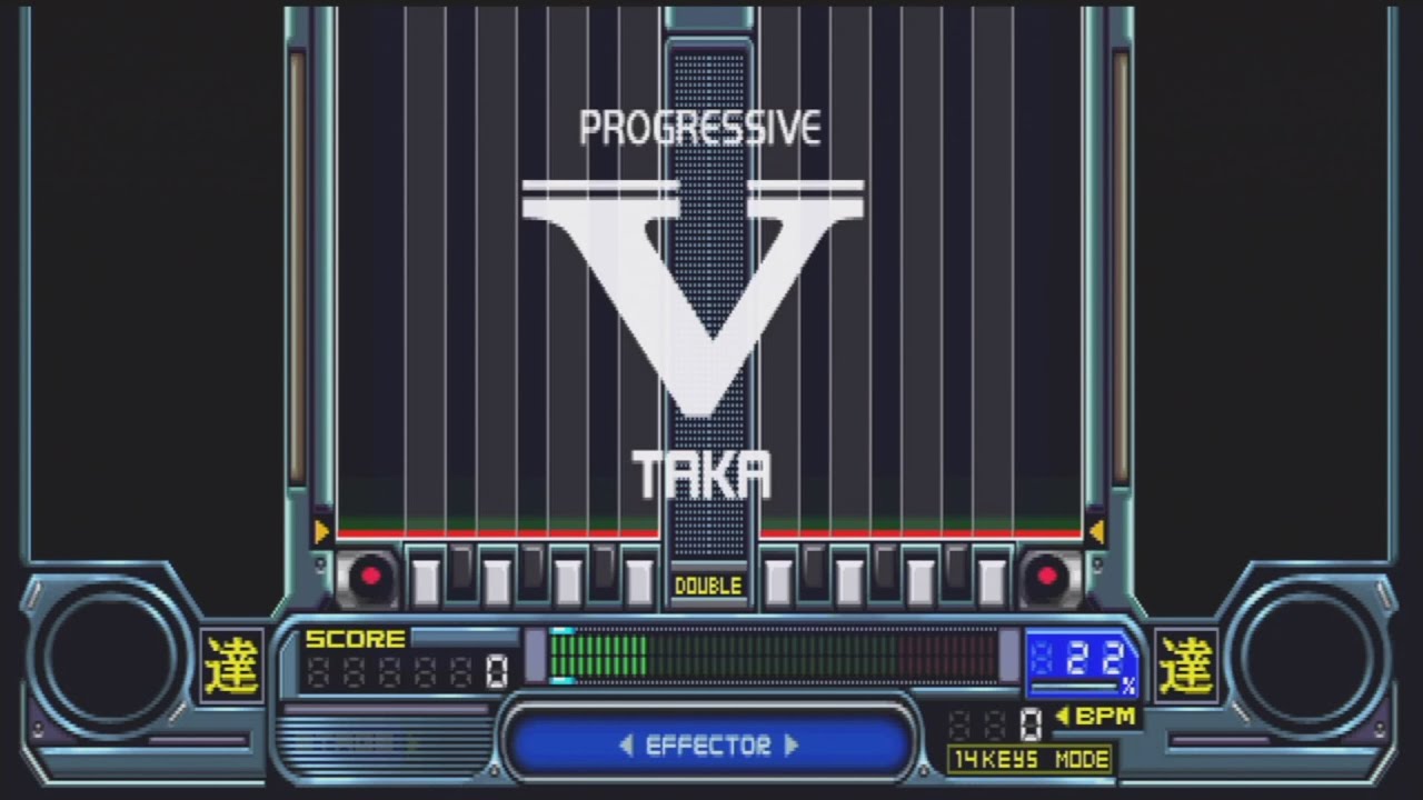 60fps] V (DP 14KEYS) / AutoPlay / TAKA / CS beatmania IIDX 5th