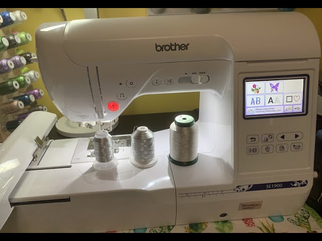 How to Thread the Brother SE1900 Sewing and Embroidery Machine