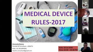 Information Webinar on Indian MDR-2017 by Devendra Sharma_18 Jul 2020 Update