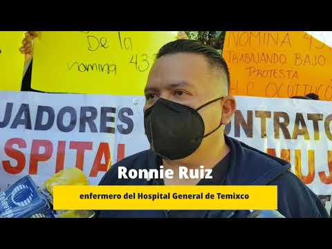 Gobierno de Cuauhtémoc Blanco no les paga desde enero a trabajadores del Sector Salud