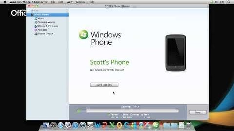 How to use Windows Phone 7 Connector for Mac