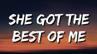 Luke Combs - She Got the Best of Me (Lyrics)