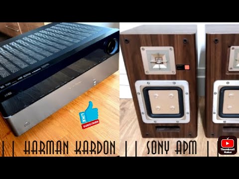 (( SOLD OUT )) HARMAN KARDON AVR 265 7.1 Amplifier || SONY APM 22ES LEGENDARY BOOKSHELF SPEAKER ||