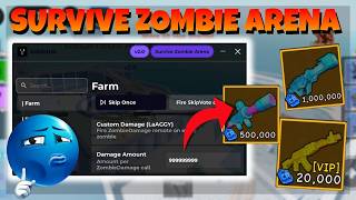 [NEW] Survive Zombie Arena Script | Auto Wave, Auto Collect, Kill Aura | No Key