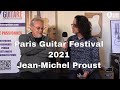 Capture de la vidéo Paris Guitar Festival 2021 (Ex-Guitares Au Beffroi), Interview Jean-Michel Proust
