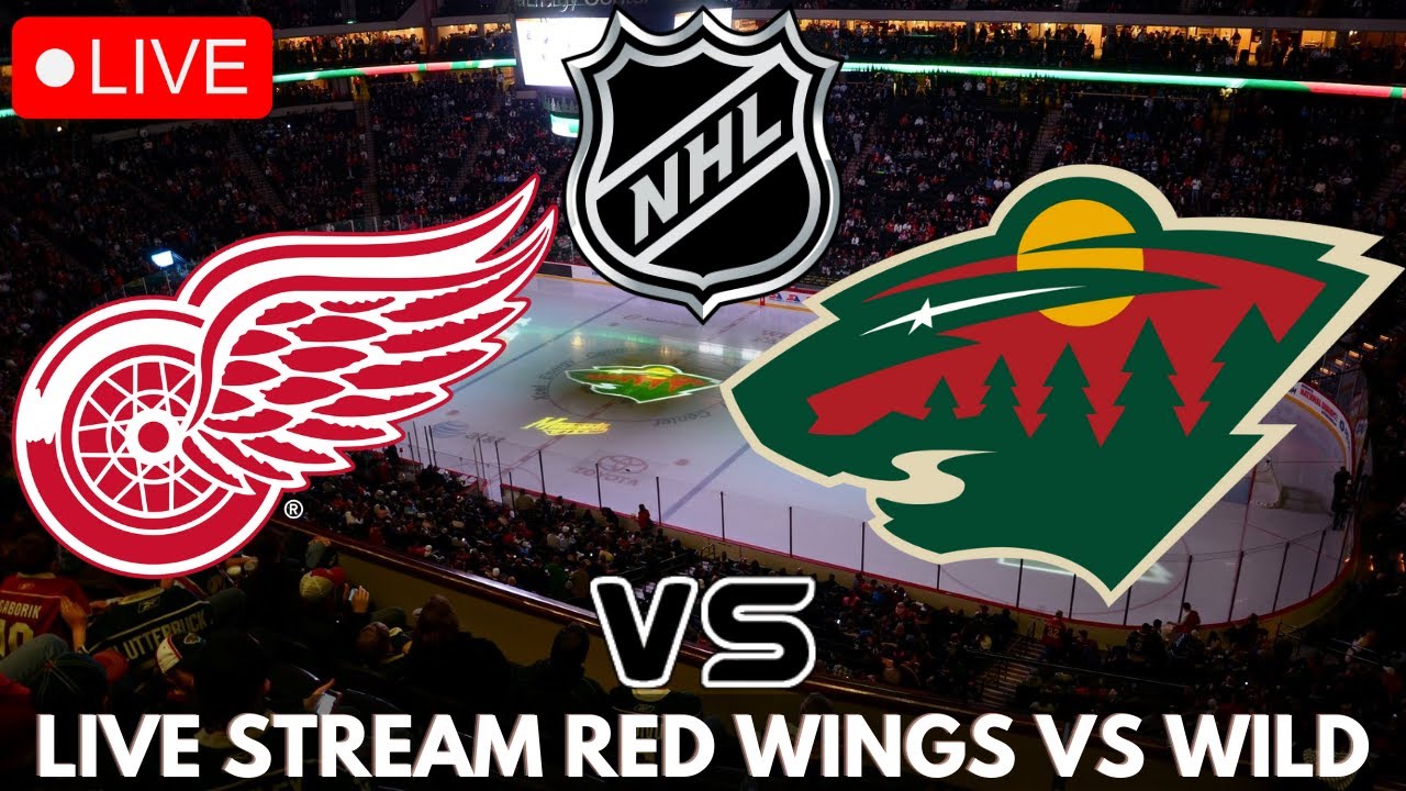 Detroit Red Wings vs Minnesota Wild 4-7 Highlights NHL Game Live Stream Watchalong