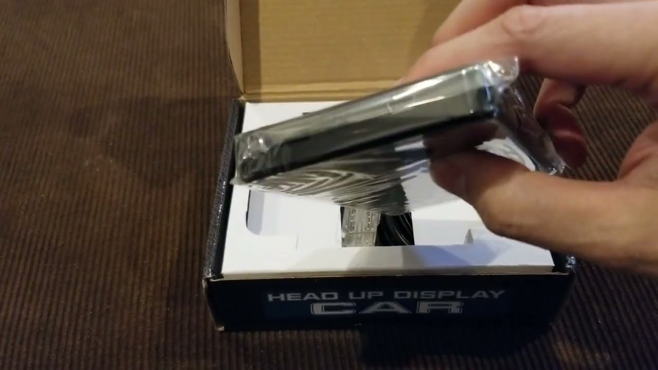 Car Head Up Display Cuque A8 5.5" Unboxing