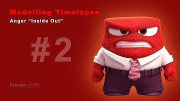 Modeling Timelapse Anger Inside Out part 2