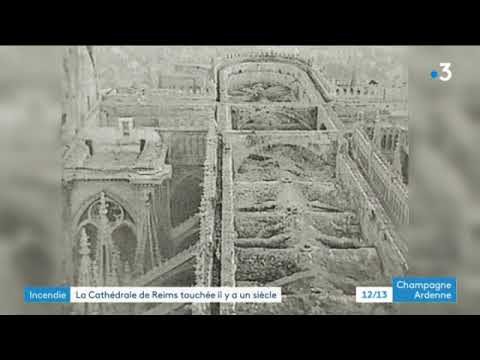 La cathédrale de Reims détruite en septembre 1914 et sa reconstruction