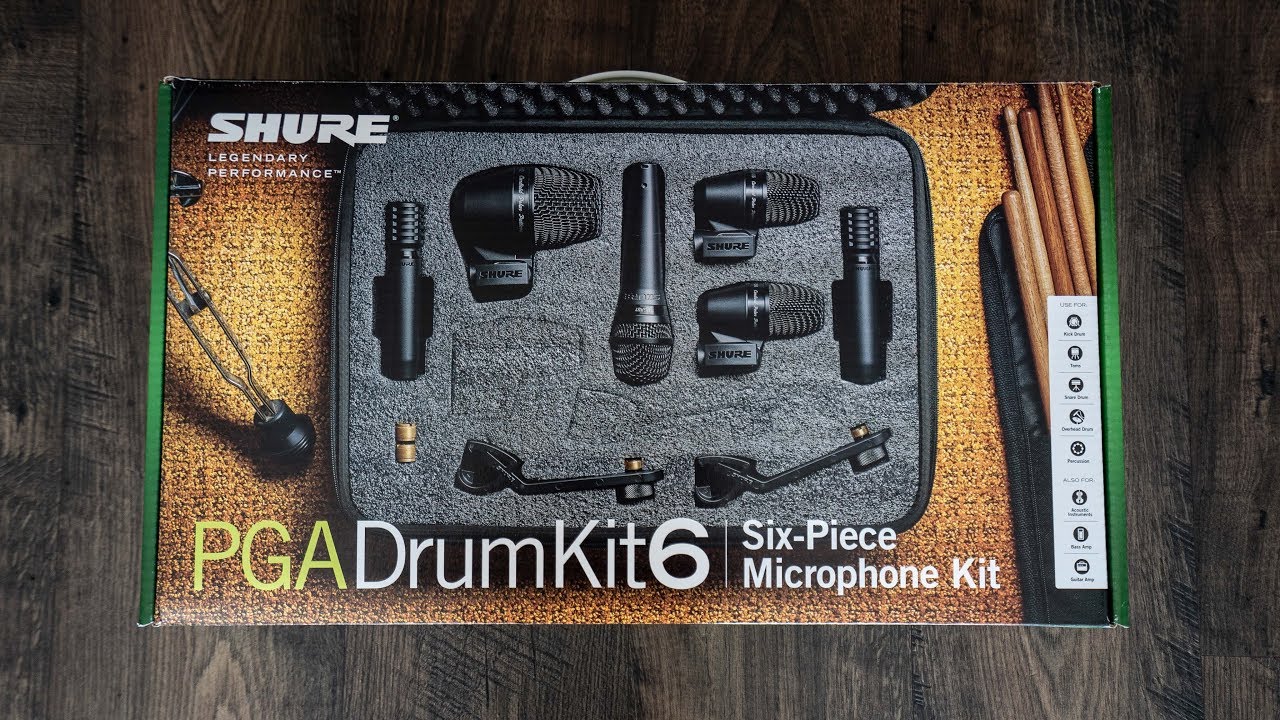 Shure PGADRUMKIT7 Drum Microphone Kit STUDIO PAK