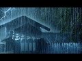 Sleep Instantly, Fall Asleep Fast in 3 Minutes with Pure Heavy Rain on Tin Roof &amp; Strong Thunder