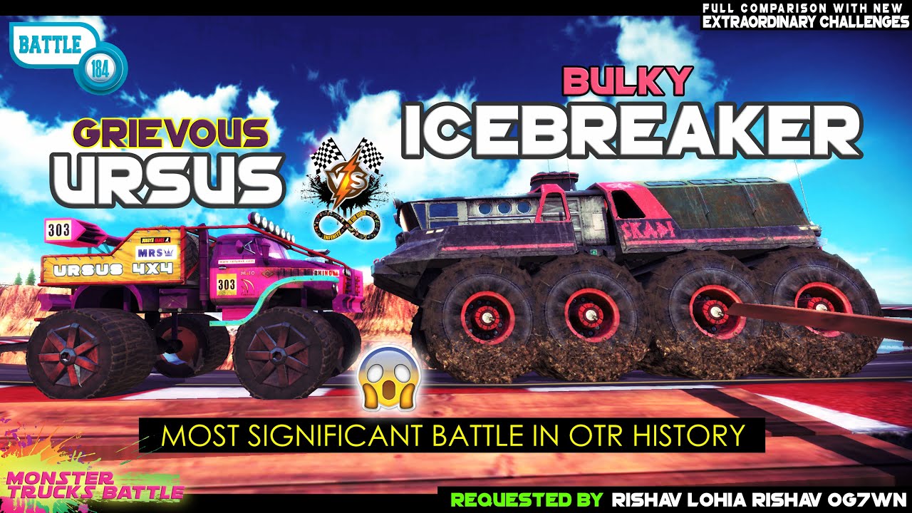 URSUS Vs ICEBREAKER Off The Road RUSSIAN TRUCK Vs TANK Epic Battle OTR ...