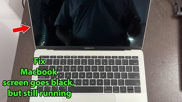 Fix macbook screen goes black, but still running