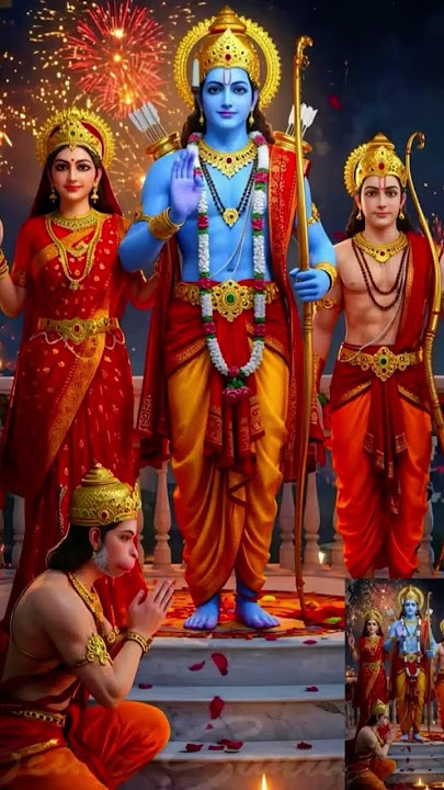 # #song jinka Ghar Ho Ayodhya jaisa unki ho to badhai aage aage Ram chalat Hai piche Lakshman bhai