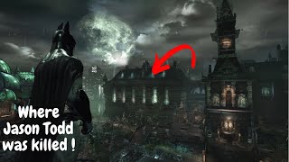 Batman Arkham Asylum Where Jason Todd was killed !