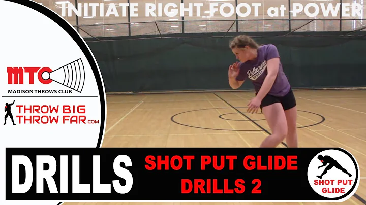SHOT PUT DRILLS: Glide Progression 2