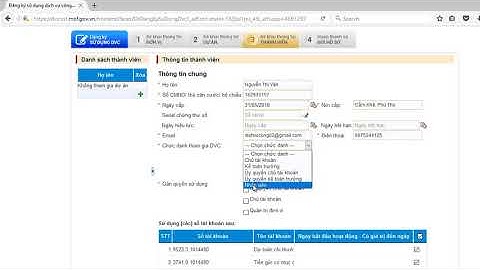 DVC- Hướng dẫn đăng ký sử dụng Dịch vụ công trực tuyến (KBNN).