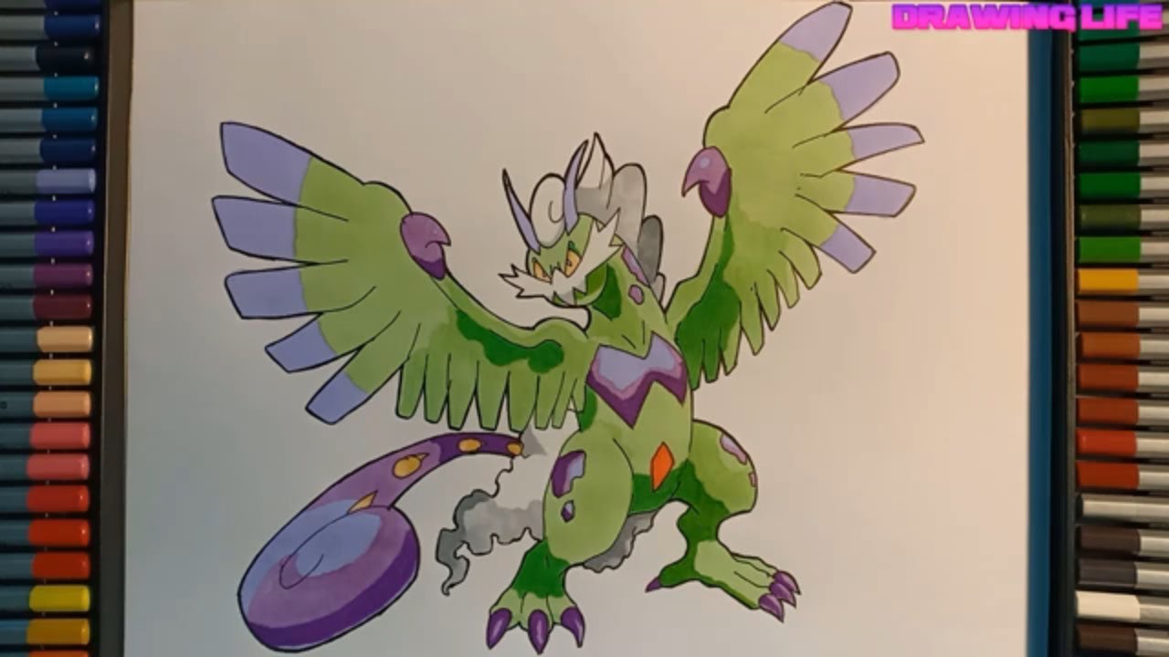 cách vẽ pokemon huyền thoại Tornadus Therian -Bảo bối thần kỳ ...