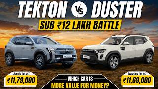 Twins Face-off! Which is more value for money under ₹12 lakh– Tekton OR Duster