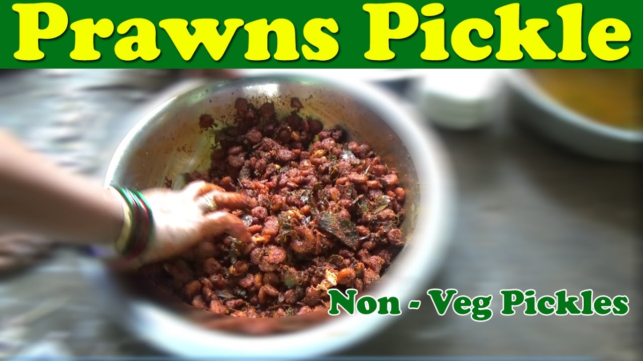 Prawns Pickle Making | Indian Pickles Making Videos | Royyala Pachhadi | Street Food Zone