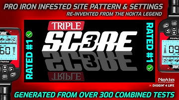 Nokta Triple Score ULTIMATE BEST SETTINGS | LOADED OPTIONS SCORE 3 Metal Detector | Metal Detecting